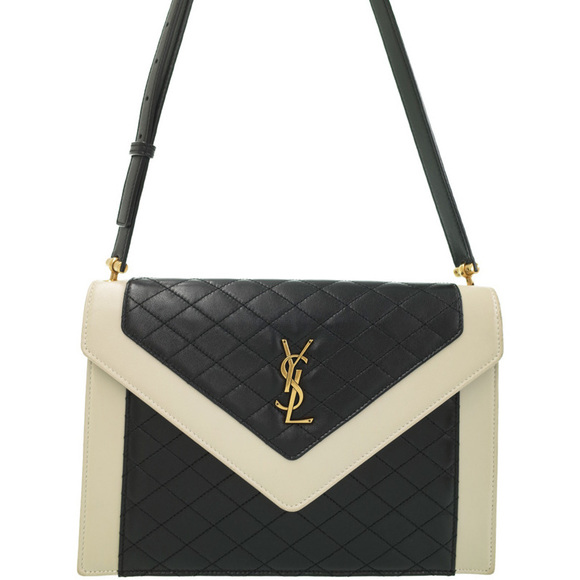 Saint Laurent Paris Satchel Gabby Shoulder Bag Black - Picture 1 of 9